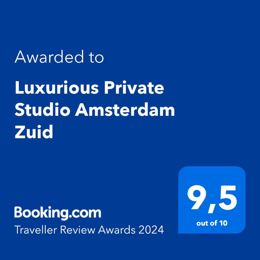 Luxurious Private Studio Amsterdam Zuid Exterior foto