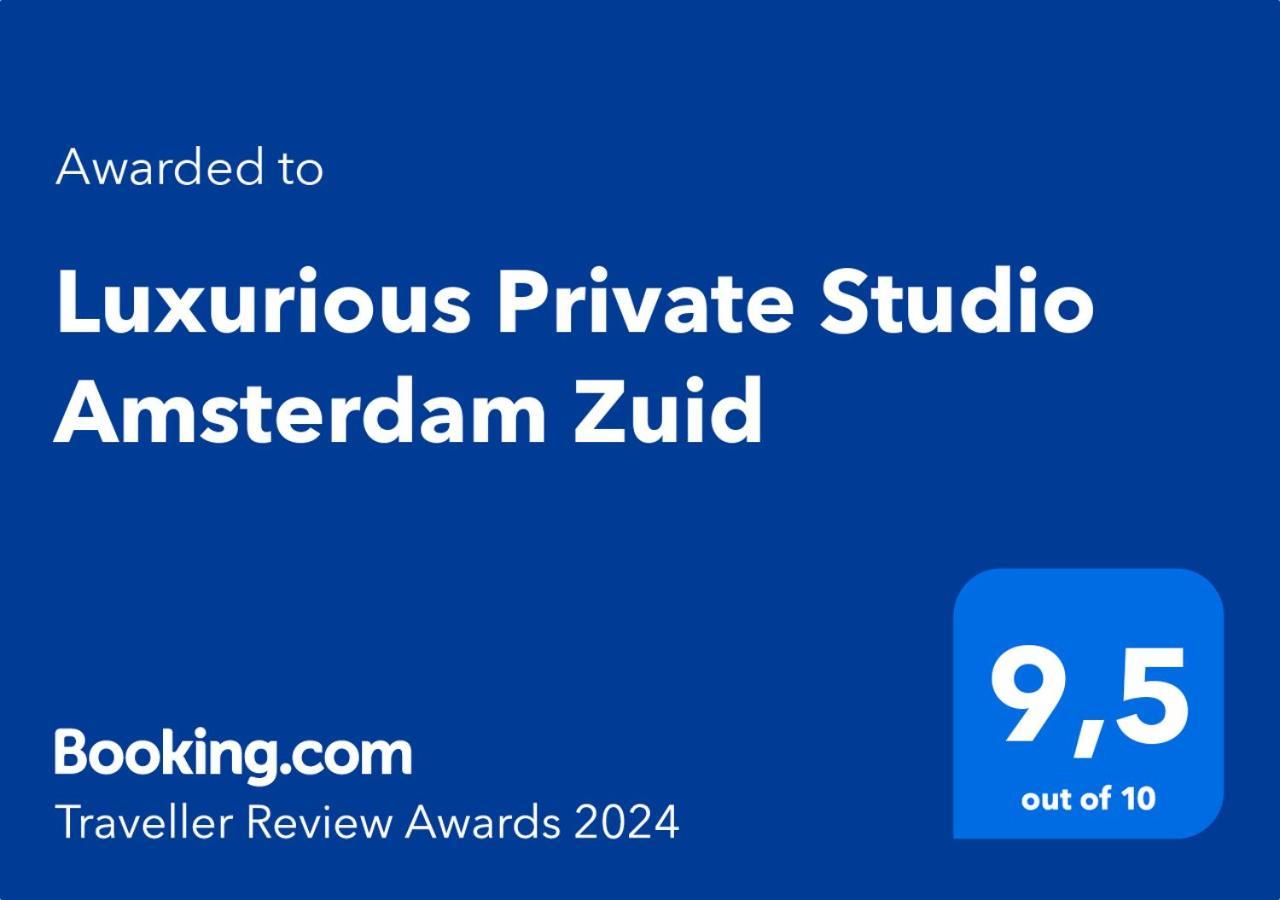 Luxurious Private Studio Amsterdam Zuid Exterior foto